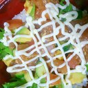 貧血解消！まぐろサラダ丼